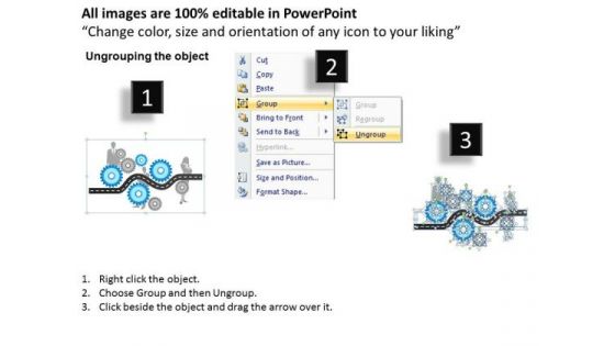 Business Framework Gears Business Timeline Roadmap PowerPoint Presentation PowerPoint Presentation