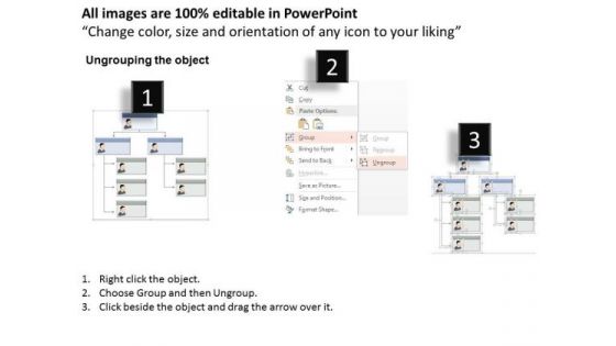Business Framework Hierarchy Chart PowerPoint Presentation