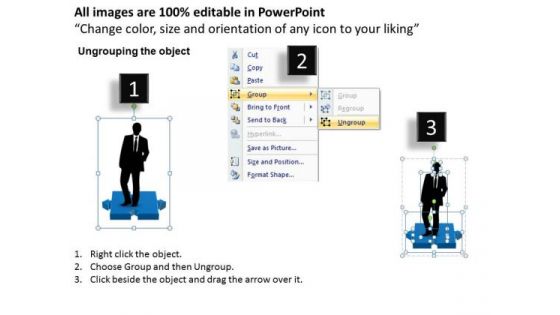Business Framework Model 3d 5x5 Missing Puzzle Piece Marketing Diagram