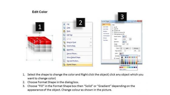 Business Framework Model 3d Blocks Style Strategic Management