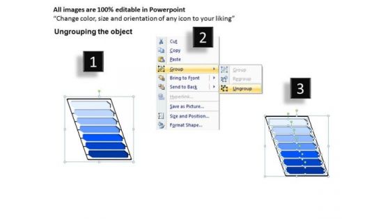 Business Framework Model 3d List Diagram With 7 Stages For Business Sales Diagram