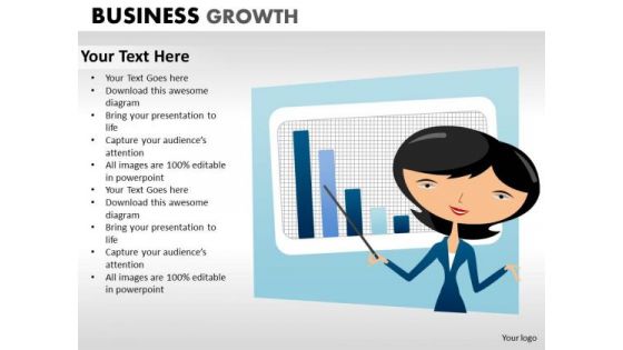 Business Framework Model Business Growth Marketing Diagram