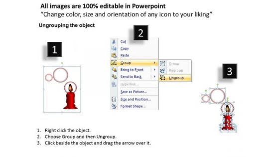 Business Framework Model Candle Melting Diagram Style 1 Marketing Diagram