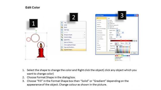 Business Framework Model Candle Melting Diagram Style 1 Marketing Diagram