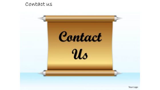 Business Framework Model Contact Us Information Marketing Diagram