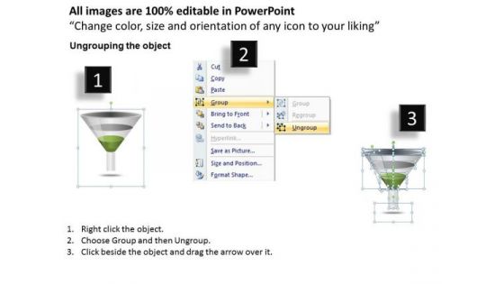 Business Framework Model Funnel Diagram For Process Flow Consulting Diagram