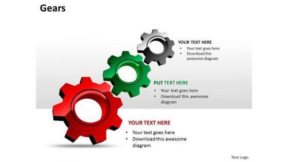 Business Framework Model Gears Business Cycle Diagram