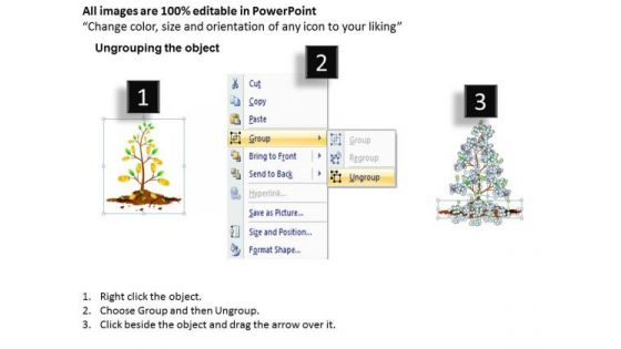 Business Framework Model Money Growing On Trees Sales Diagram