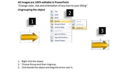 Business Framework Model Parallel Arrow Process 2 Stages Marketing Diagram