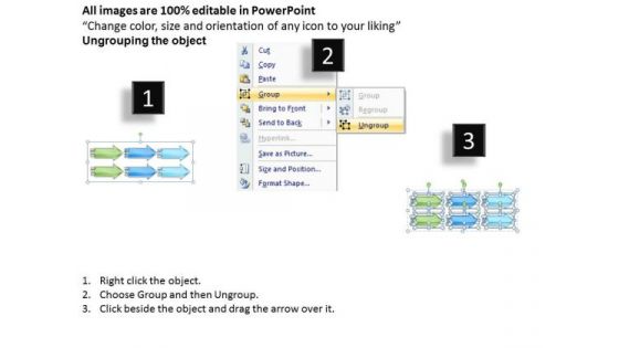 Business Framework Model Parallel Process Strategy Diagram
