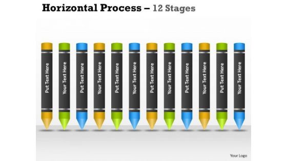 Business Framework Model Vertical Process 12 Stages Consulting Diagram