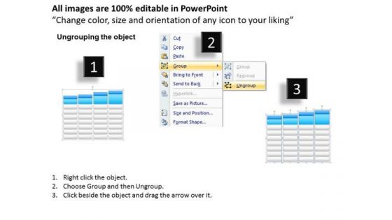 Business Framework Multi Level Growth Text Table Text Boxes 1 PowerPoint Presentation
