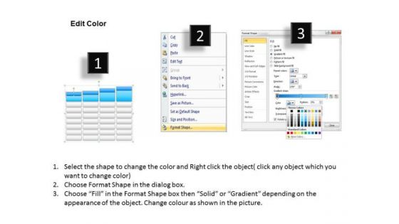 Business Framework Multi Level Growth Text Table Text Boxes 1 PowerPoint Presentation