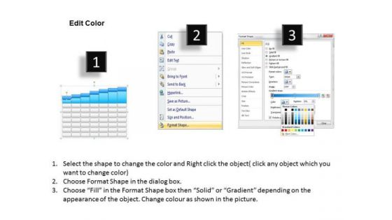 Business Framework Multi Level Growth Text Table Text Boxes 4 PowerPoint Presentation