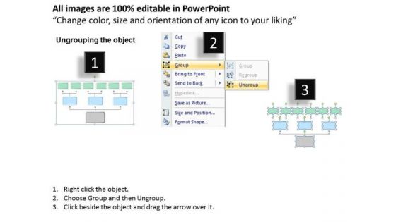 Business Framework Organizational Chart In PowerPoint PowerPoint Presentation