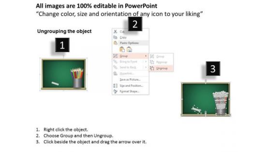 Business Framework PowerPoint Blackboard PowerPoint Presentation