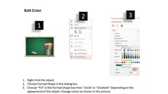 Business Framework PowerPoint Blackboard PowerPoint Presentation