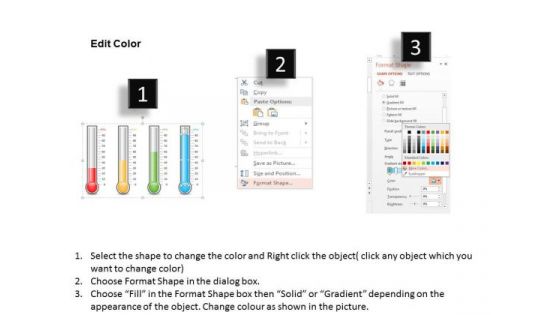Business Framework PowerPoint Thermometer PowerPoint Presentation
