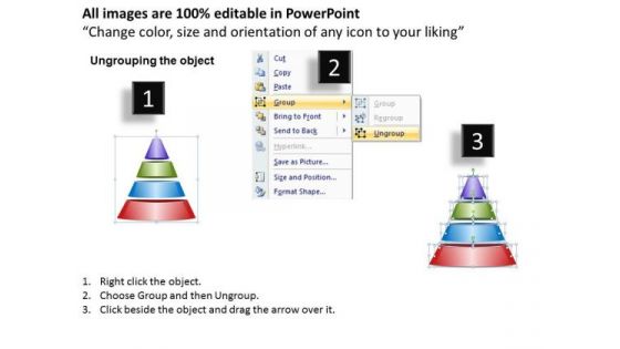 Business Framework Strategy Making Pyramid 2 PowerPoint Presentation