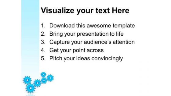 Business Gears Communication PowerPoint Templates And PowerPoint Themes 0412