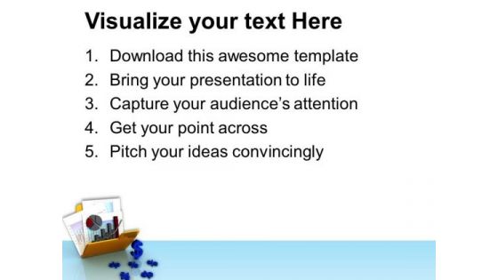 Business Graph And Chart In Folder PowerPoint Templates Ppt Backgrounds For Slides 0813