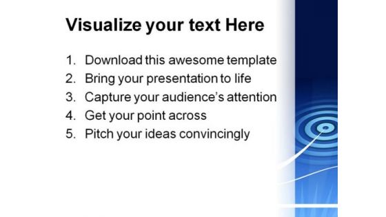 Business Graph And Target Success PowerPoint Templates And PowerPoint Backgrounds 0311