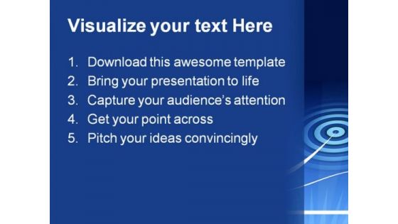 Business Graph And Target Success PowerPoint Templates And PowerPoint Backgrounds 0311