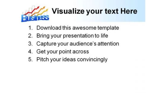 Business Graph Metaphor PowerPoint Templates And PowerPoint Backgrounds 1011