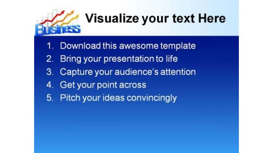 Business Graph Metaphor PowerPoint Templates And PowerPoint Backgrounds 1011