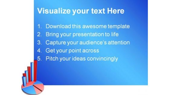 Business Graph On Pie Chart Finance PowerPoint Themes And PowerPoint Slides 0411