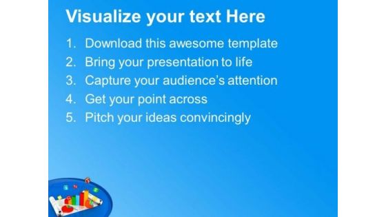 Business Graph With Pie Chart Marketing PowerPoint Templates Ppt Backgrounds For Slides 0513