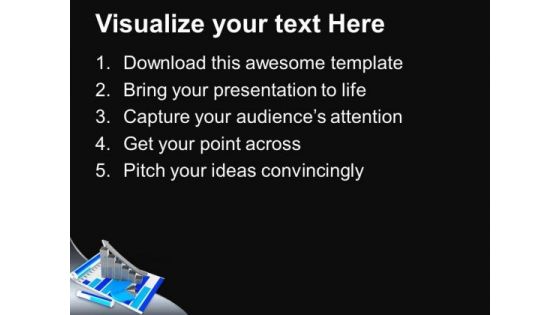 Business Graph With Pie Chart PowerPoint Templates Ppt Backgrounds For Slides 0513