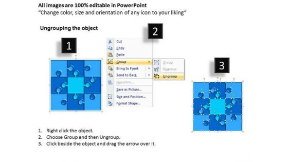 Business Graphic PowerPoint Templates Business Interconnected Jigsaw Puzzle Pieces Ppt Slides