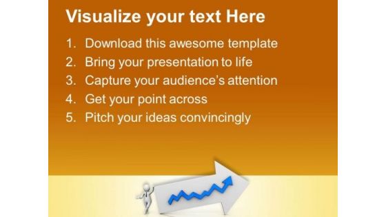 Business Growth Arrow For Result Display PowerPoint Templates Ppt Backgrounds For Slides 0713