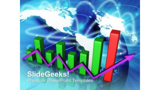 Business Growth Arrows PowerPoint Templates And PowerPoint Themes 0812 Business Growth Arrows PowerPoint Templates And PowerPoint Themes 0812
