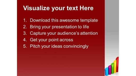 Business Growth Bar Graph PowerPoint Templates Ppt Backgrounds For Slides 0313