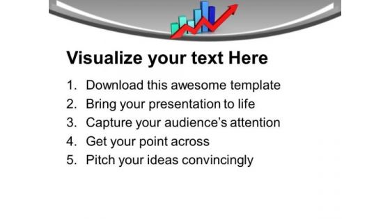 Business Growth Bar Graph PowerPoint Templates Ppt Backgrounds For Slides 0613