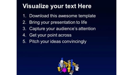 Business Growth Depends On Money PowerPoint Templates Ppt Backgrounds For Slides 0513