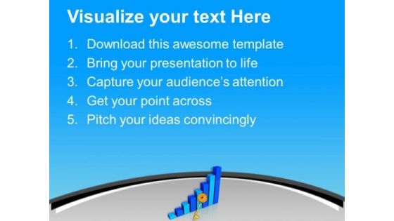 Business Growth Graph And Key To Success PowerPoint Templates Ppt Backgrounds For Slides 0313
