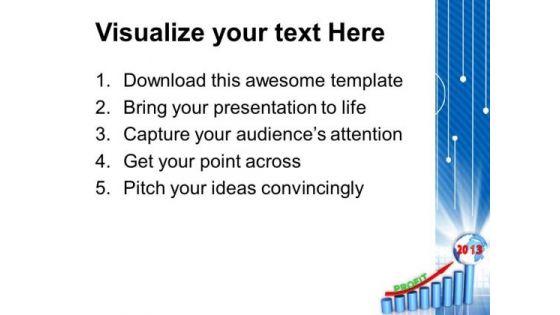 Business Growth Graph Global PowerPoint Templates Ppt Backgrounds For Slides 1212