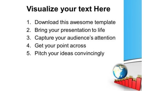 Business Growth In New Year Globe Success PowerPoint Templates Ppt Backgrounds For Slides 1112