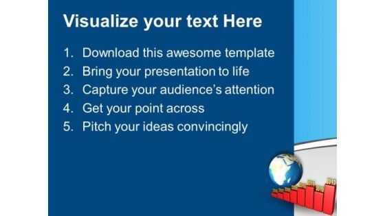 Business Growth In New Year Globe Success PowerPoint Templates Ppt Backgrounds For Slides 1112