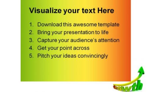 Business Growth Success Gradient PowerPoint Templates And PowerPoint Backgrounds 0511
