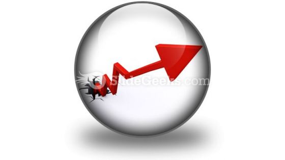 Business Growth Success PowerPoint Icon C