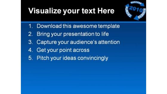 Business Growth Success PowerPoint Template 0810