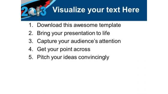 Business Growth This New Year PowerPoint Templates Ppt Backgrounds For Slides 0513