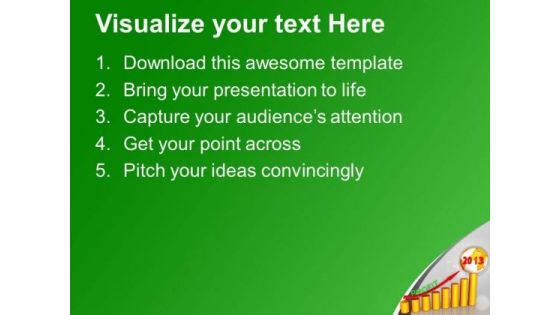 Business Growth Year 2013 PowerPoint Templates Ppt Backgrounds For Slides 0113