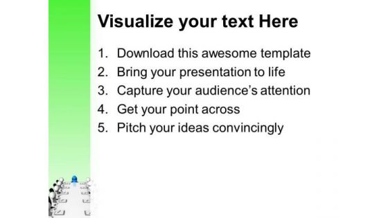 Business Head Can Dectate Issuses PowerPoint Templates Ppt Backgrounds For Slides 0713