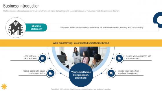 Business Introduction Smart Home Startup GTM Strategy GTM SS V