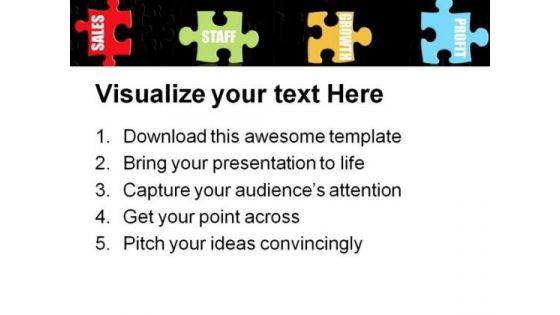 Business Jigsaw Metaphor PowerPoint Themes And PowerPoint Slides 0711
